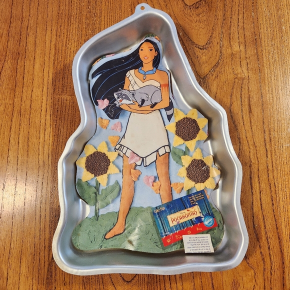 Wilton Other - 1995 Pocahontas Wilton Cake Pan Vintage 1990s Disney Birthday Cake Pan VTG